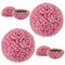 Faux Purple Eucalyptus Decorative Balls with 7 Layers Leaves for Backyard Porch Garden and Wedding